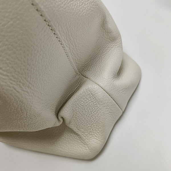 Shopping Bag Calfskin White