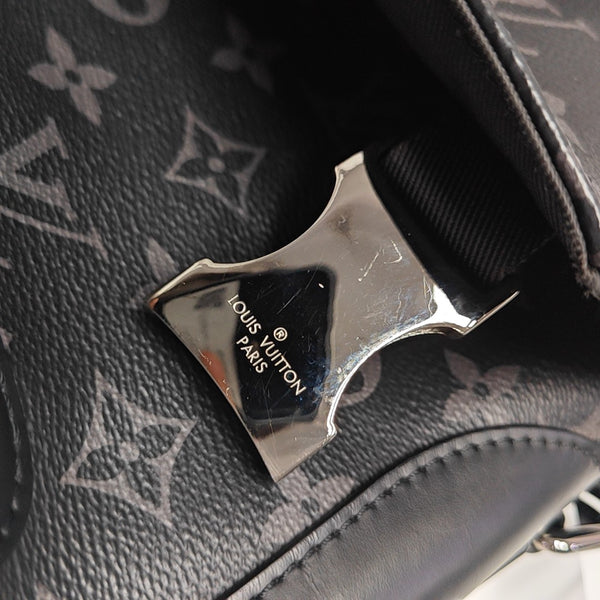 VOYAGER PM Monogram Coated Canvas Black