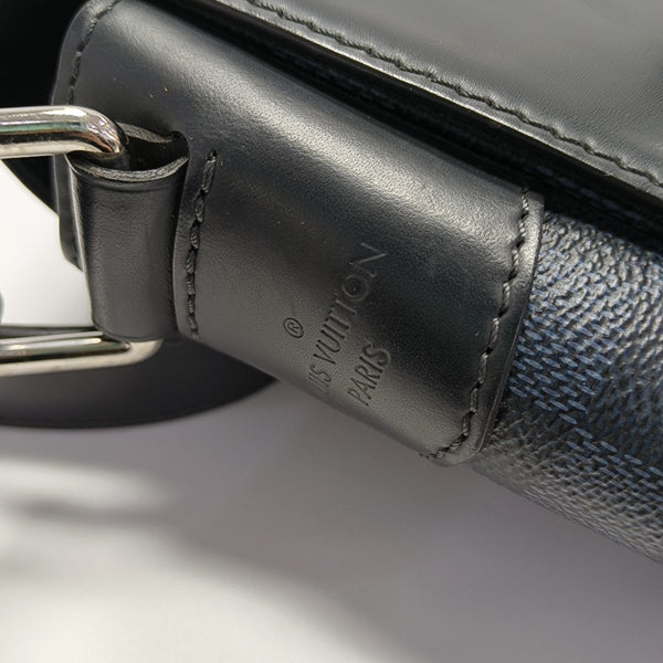 NEWPORT PM Damier Coated Canvas Blue