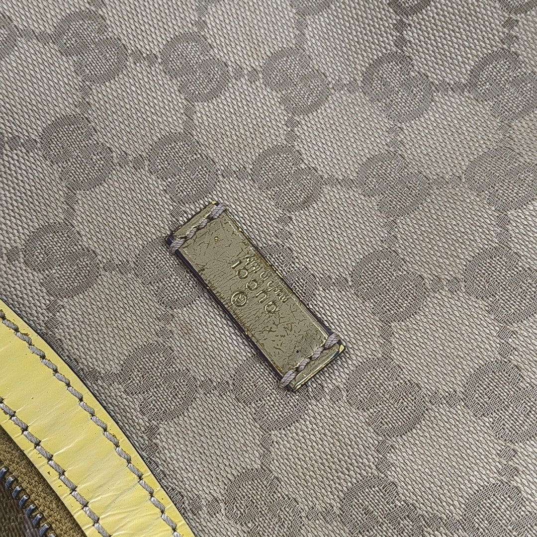 Monogram Coated Canvas Shoulder Bag Beige