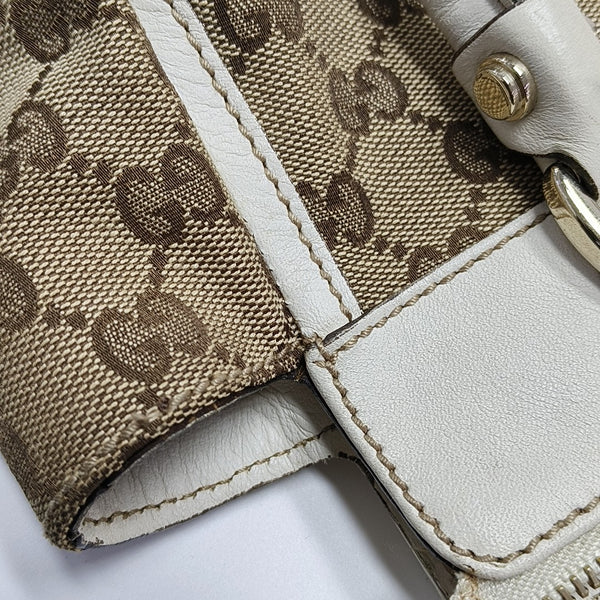 Monogram Canvas Tote Bag Brown