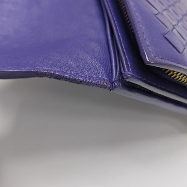Calfskin Wallet Purple