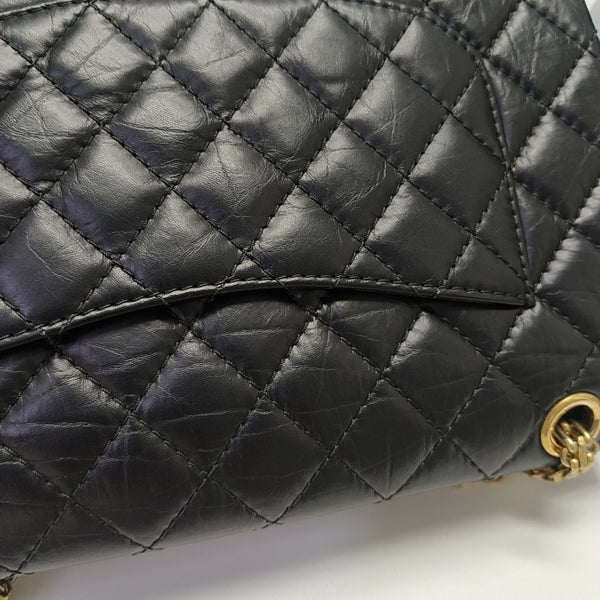 2.55 225 (small) Quilted Calfskin Black