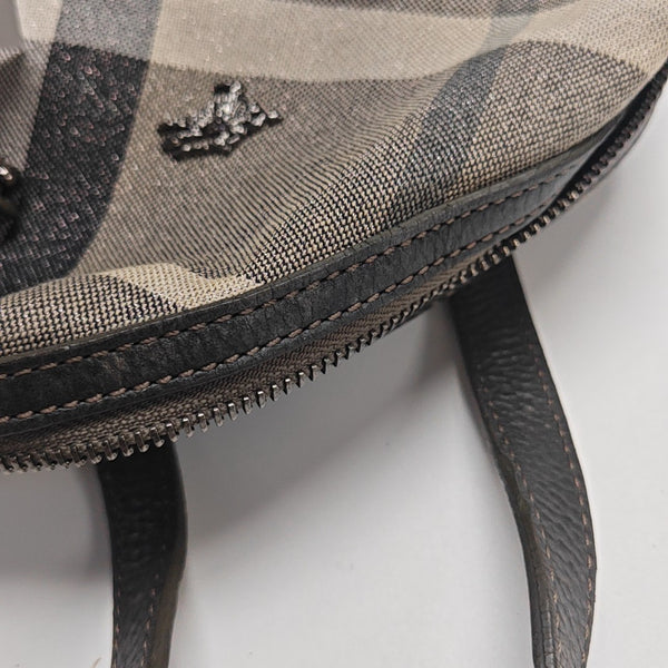 Canvas Top Handle Bag Gray