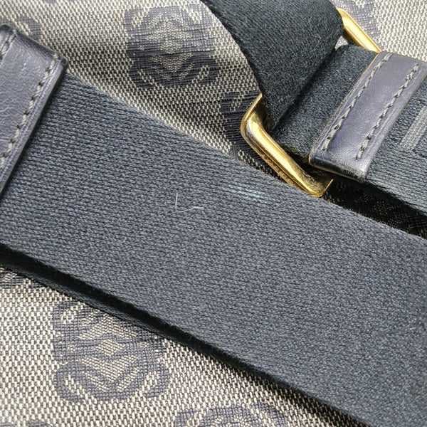 Monogram Coated Canvas Shoulder Bag Gray