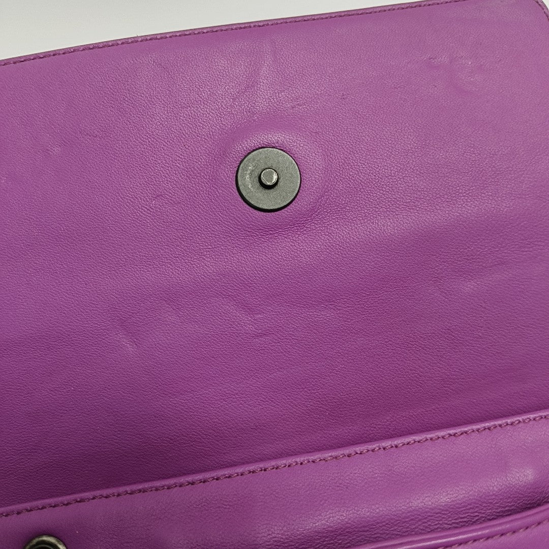 Calfskin Backpack Purple