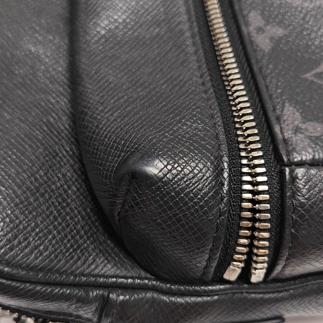 OUTDOOR PM Monogram Coated Canvas Black