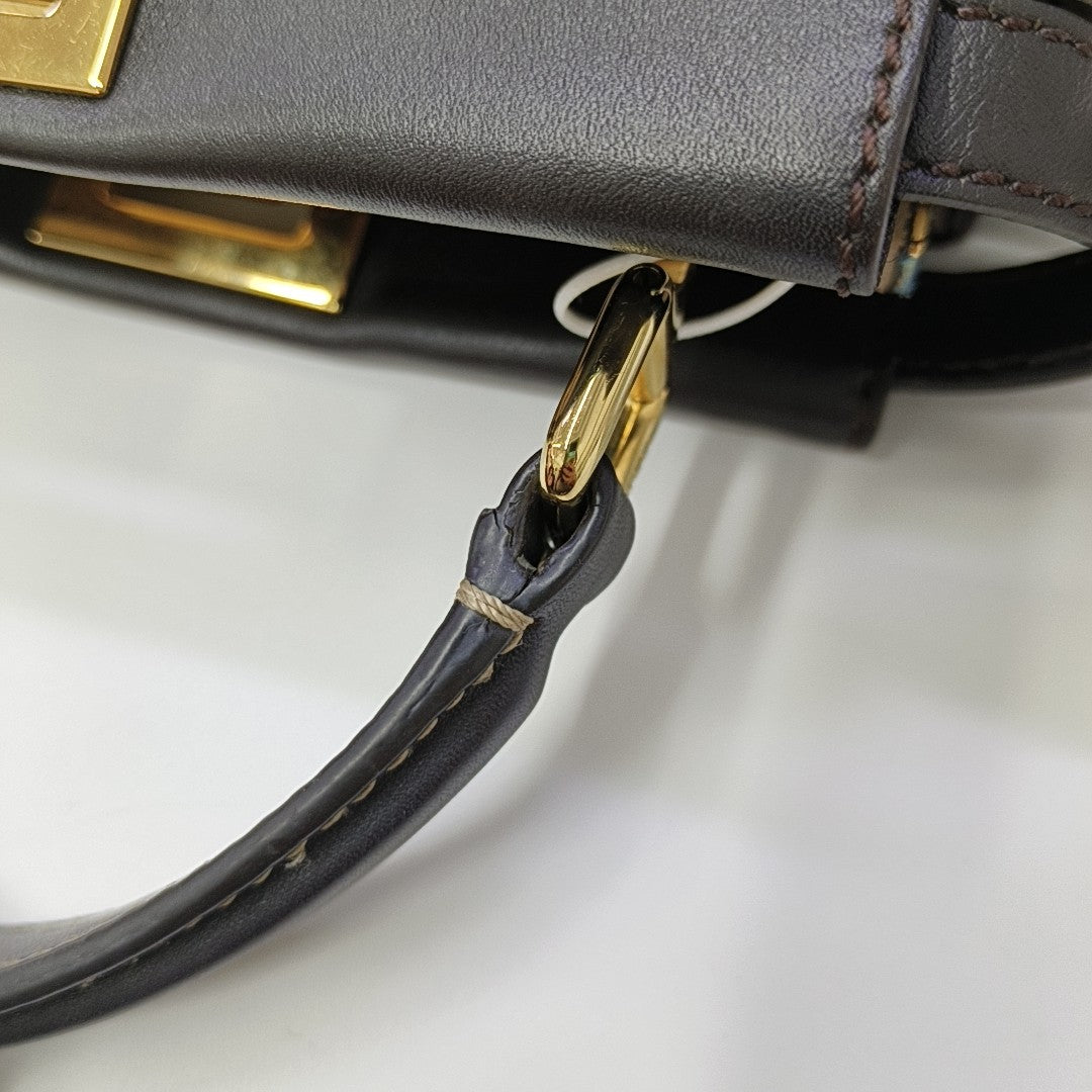 Peekaboo Mini Lambskin Black