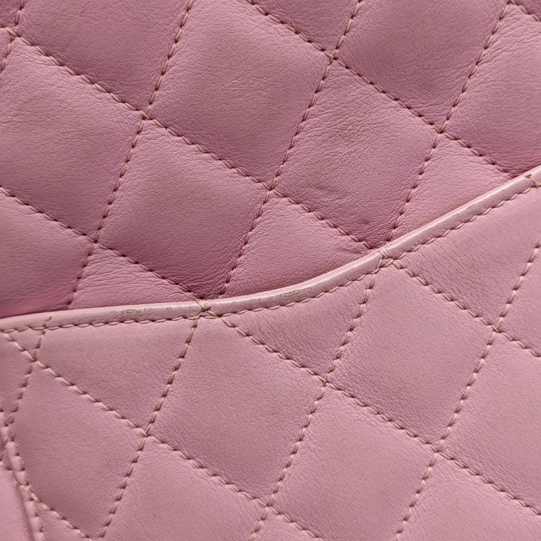 CAMBON Medium Quilted Calfskin Pink