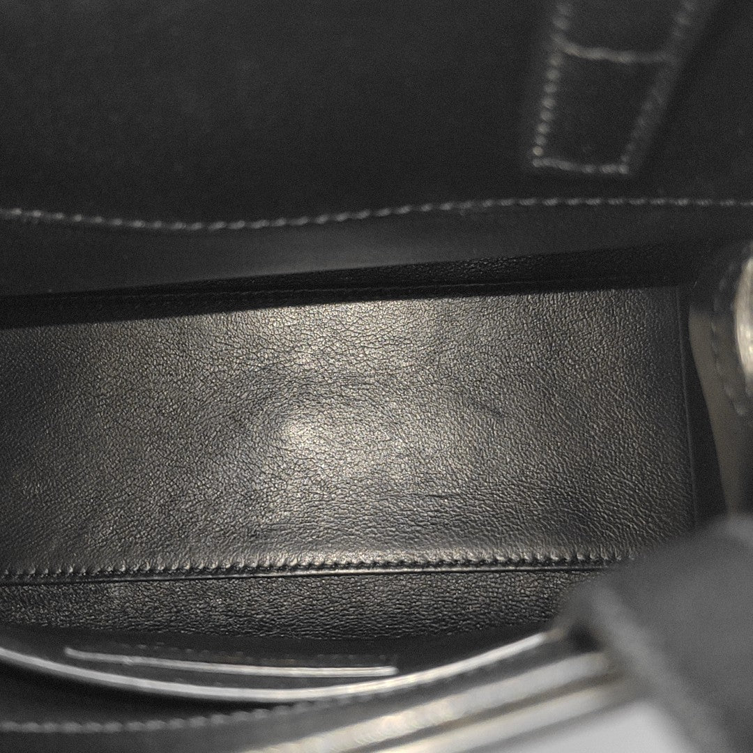 MANHATTAN Nano Calfskin Black