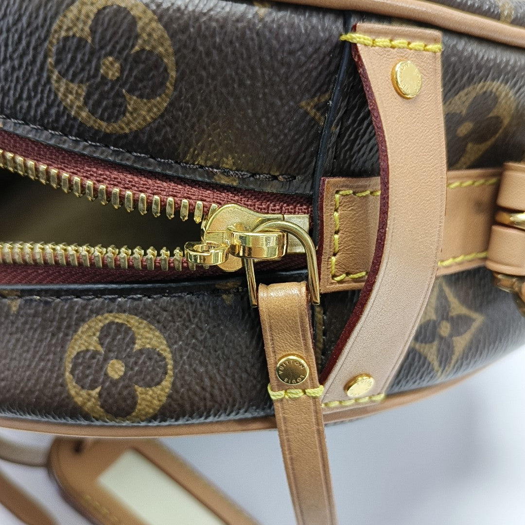 BOITE CHAPEAU MM Monogram Coated Canvas Brown