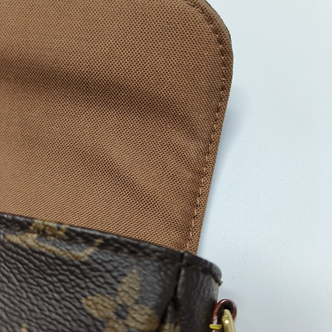 IVY Monogram Coated Canvas Brown