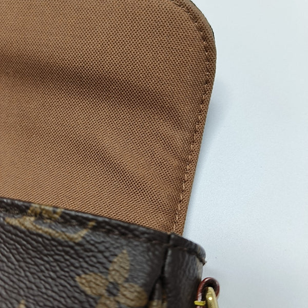 IVY Monogram Coated Canvas Brown