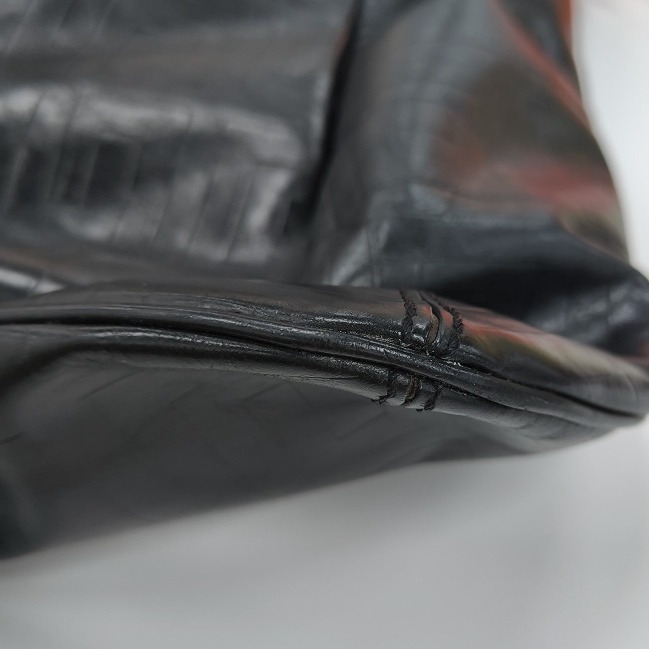 Calfskin Shoulder Bag Black
