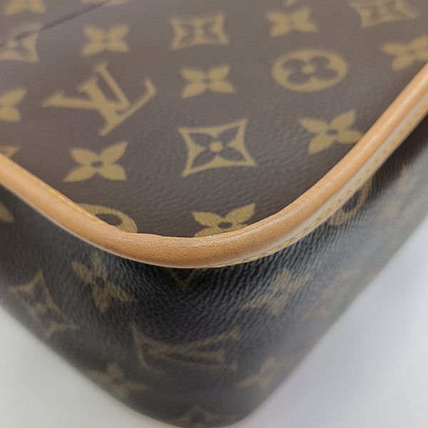 DIANE Monogram Coated Canvas Brown