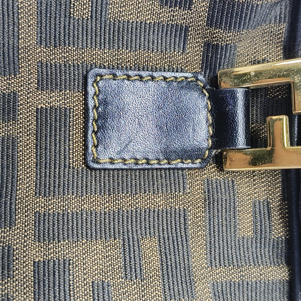 Monogram Canvas Top Handle Bag Brown