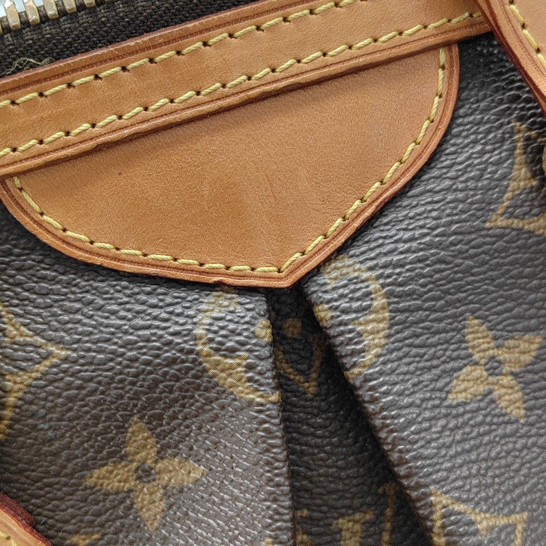 PALERMO PM Monogram Coated Canvas Brown