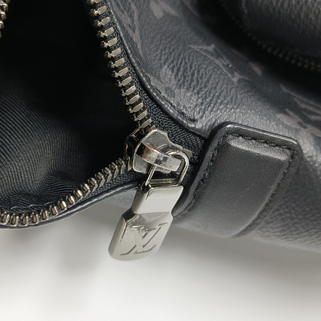DISCOVERY PM Monogram Coated Canvas Black