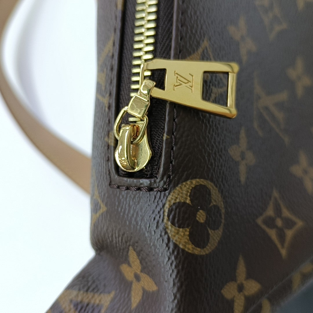 BUMBAG Monogram Coated Canvas Brown
