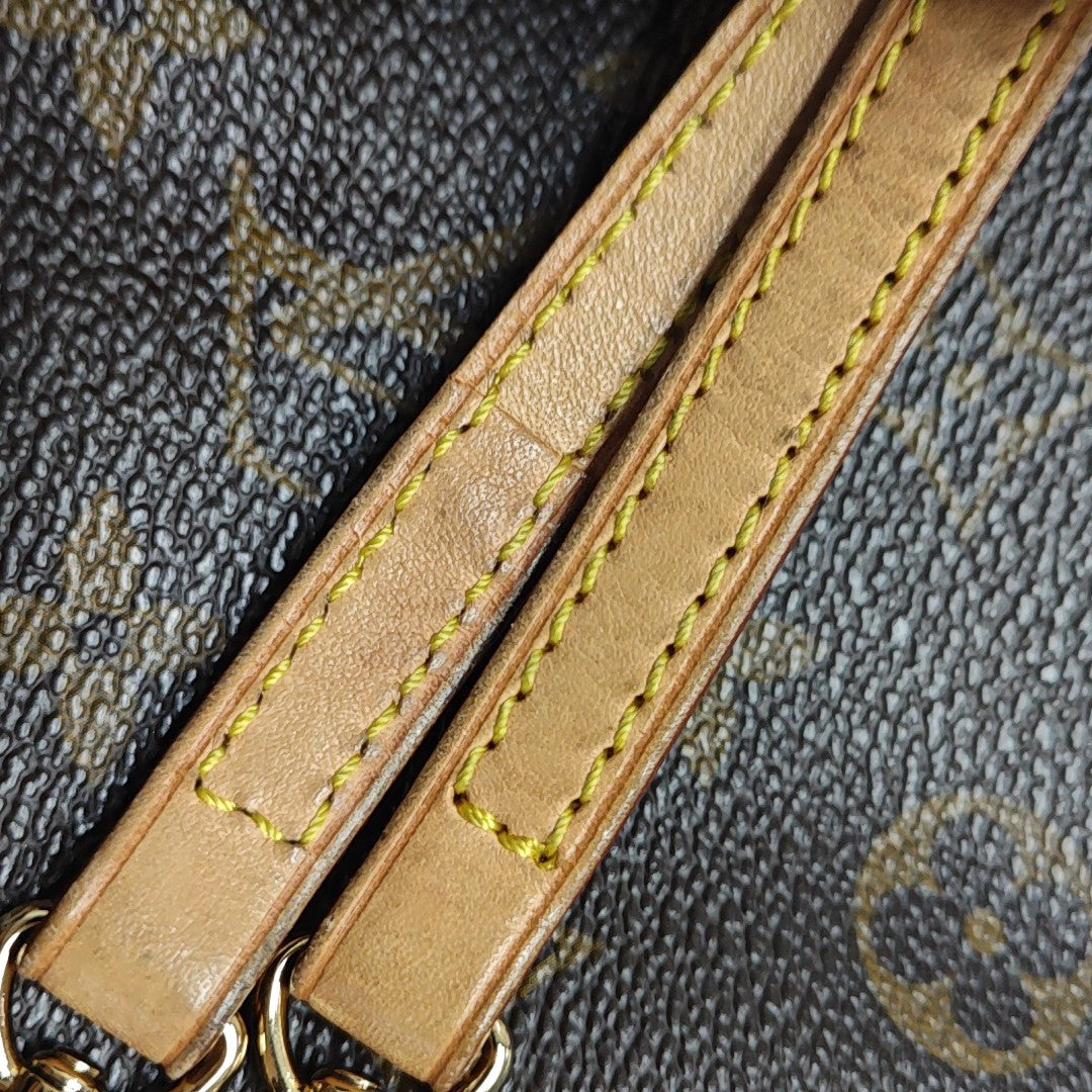 EVA Monogram Coated Canvas Brown
