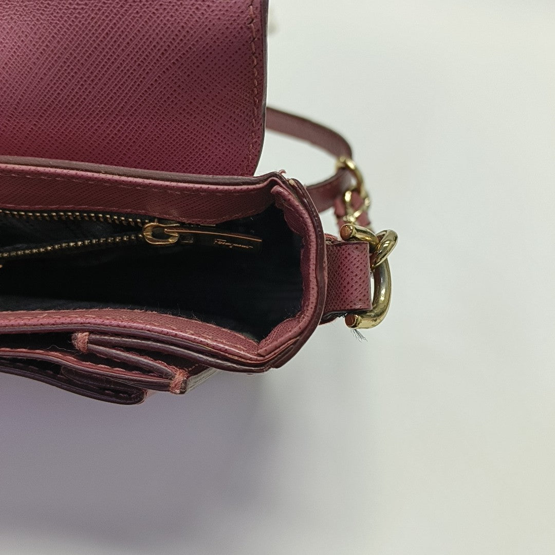 Gancini Calfskin Beige