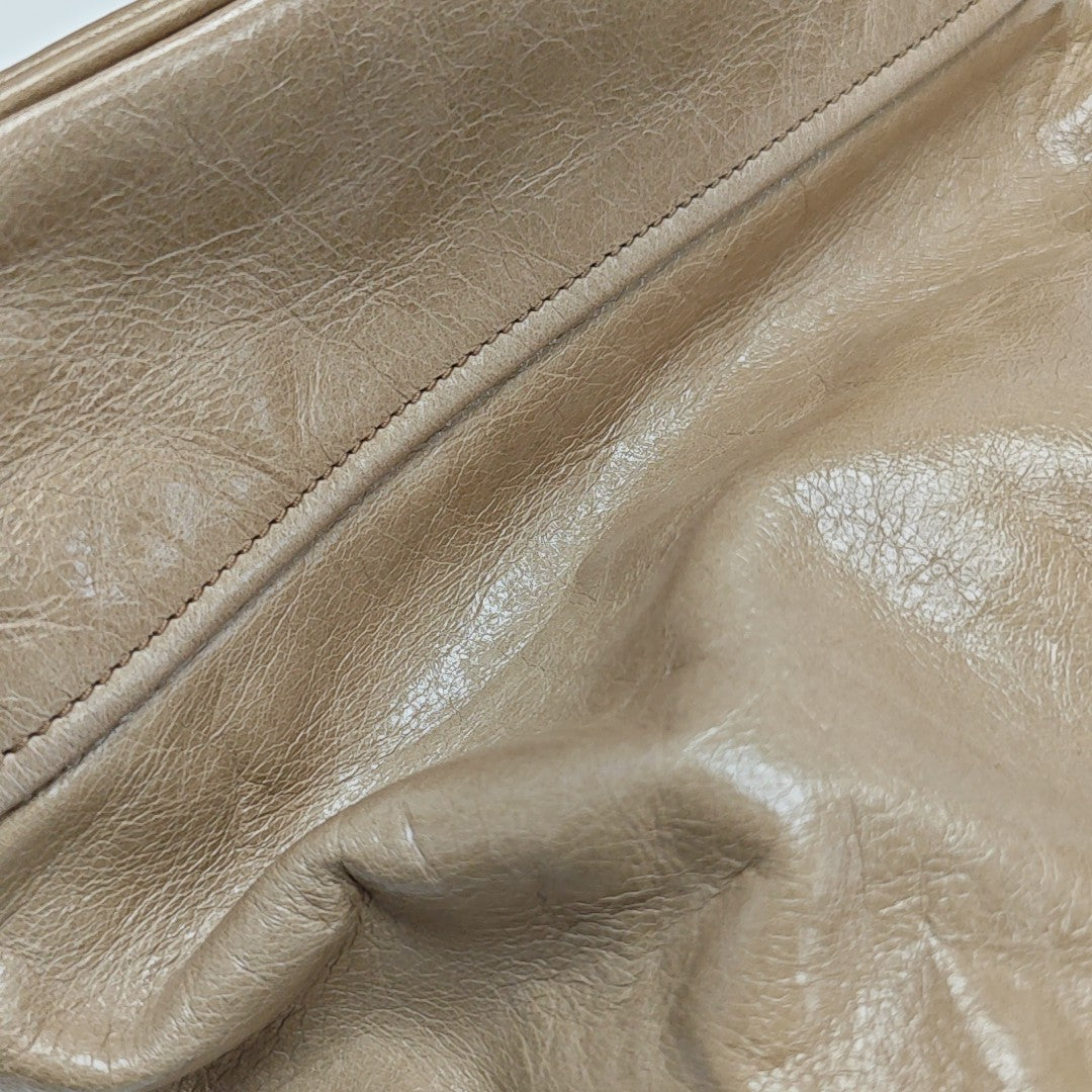 Calfskin Bucket Bag Brown