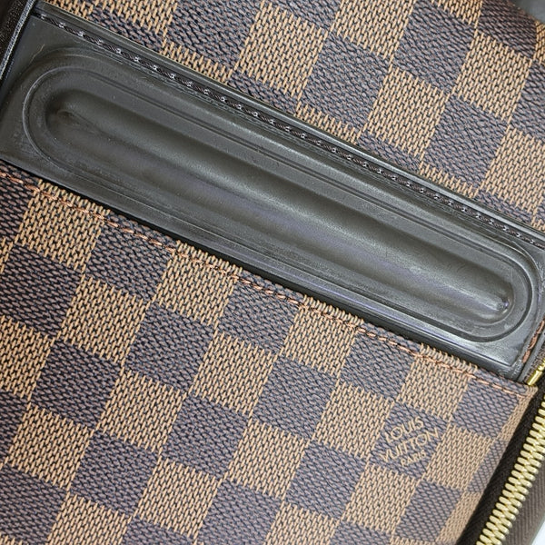 PEGASE 55 Damier Ebene Coated Canvas Brown