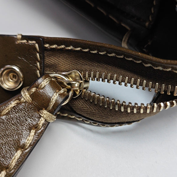 Edith Mini Calfskin Brown