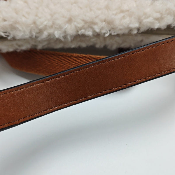 Fabric Shoulder Bag White