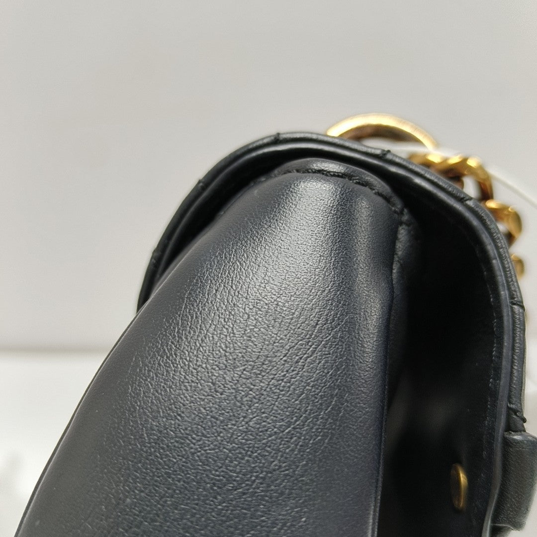 NEW WAVE PM Quilted Calfskin Black