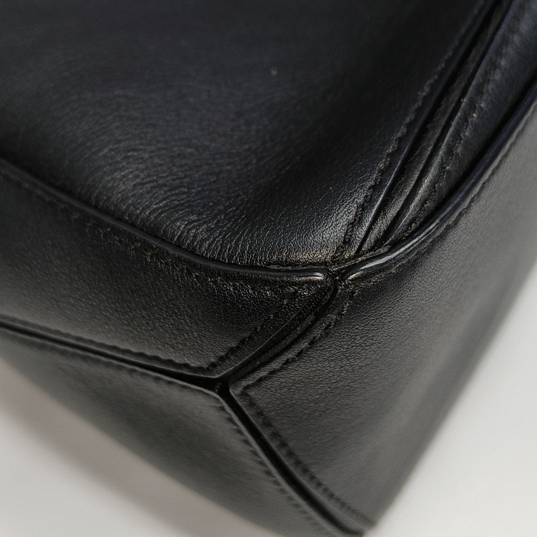 Puzzle Small Calfskin Black