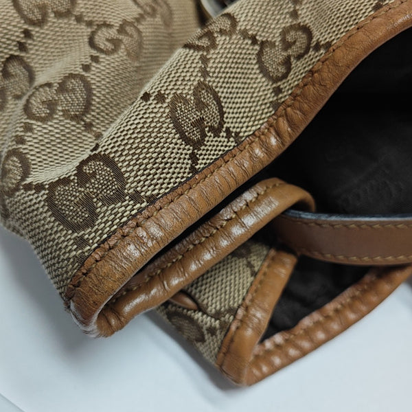 Monogram Canvas Tote Bag Beige