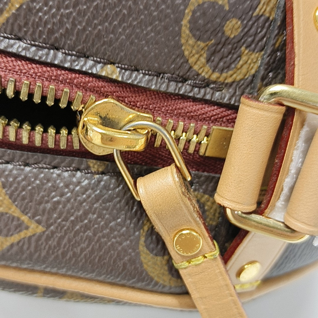 BOITE CHAPEAU PM Monogram Coated Canvas Brown
