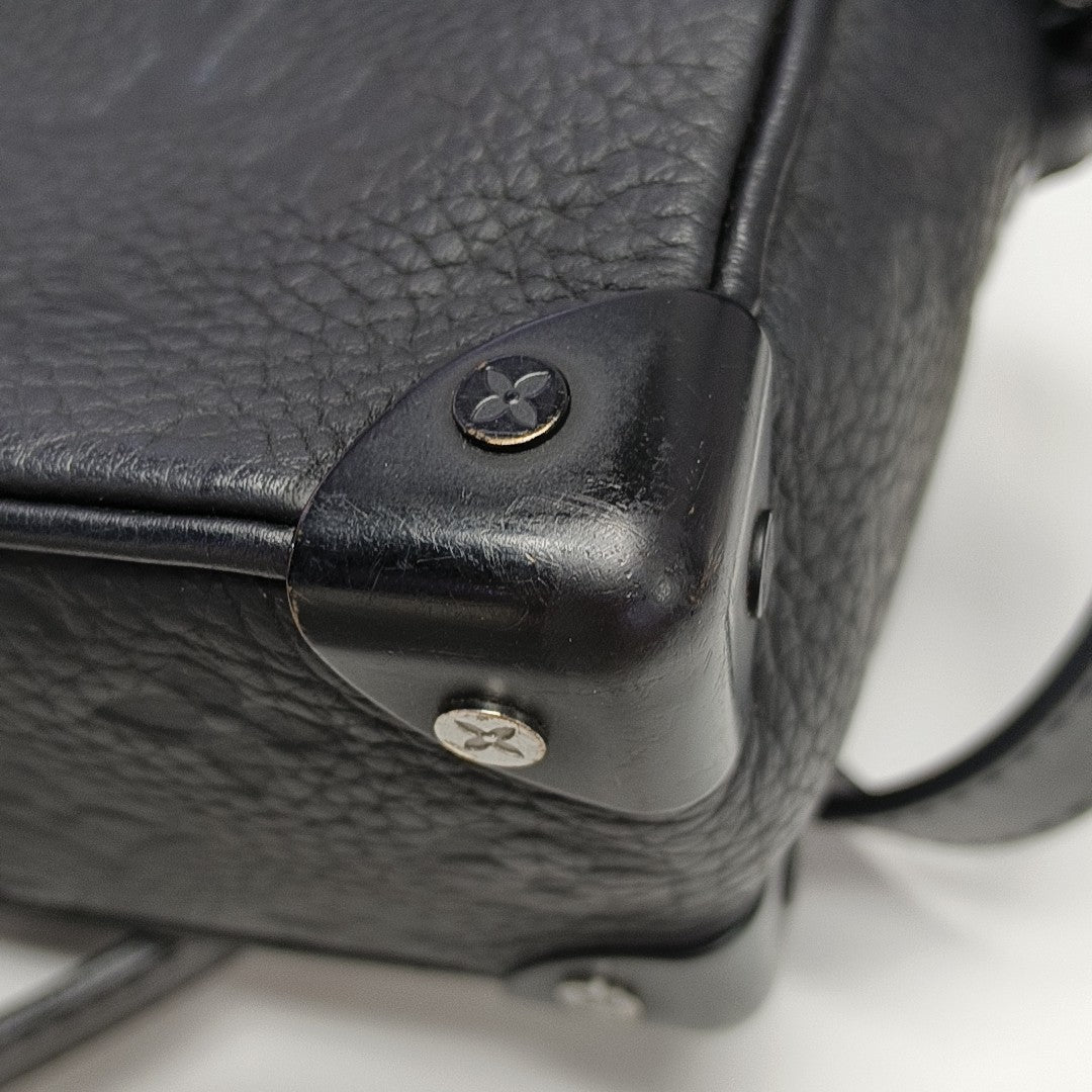 SOFT TRUNK Mini Monogram Calfskin Black