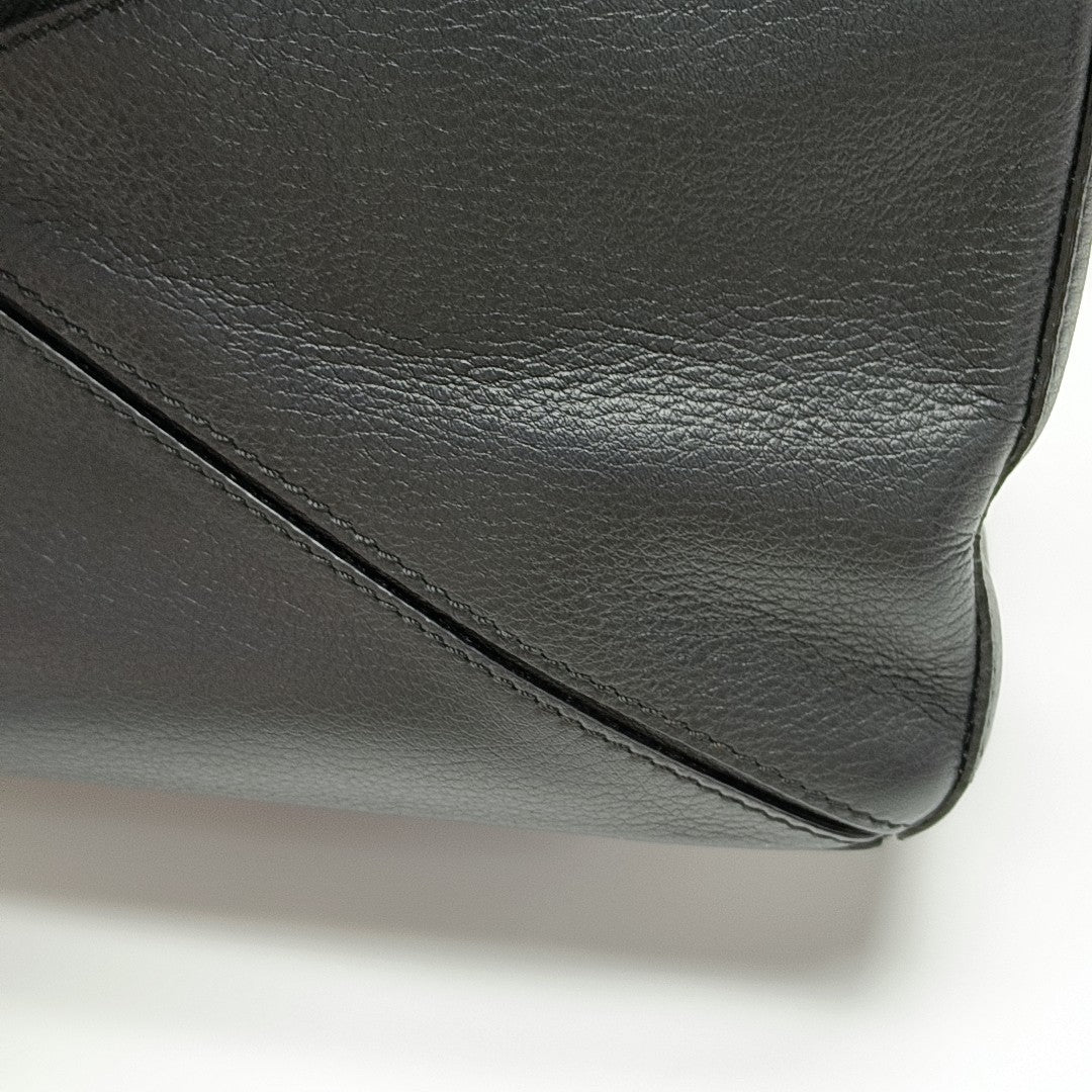 Puzzle Small Calfskin Black