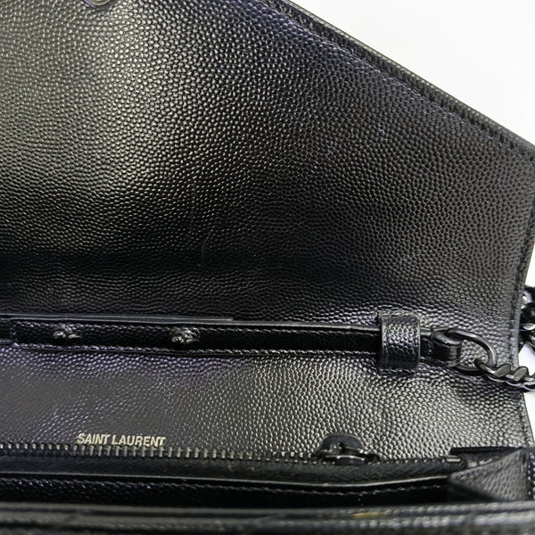 MONOGRAM Medium Chevron Calfskin Black