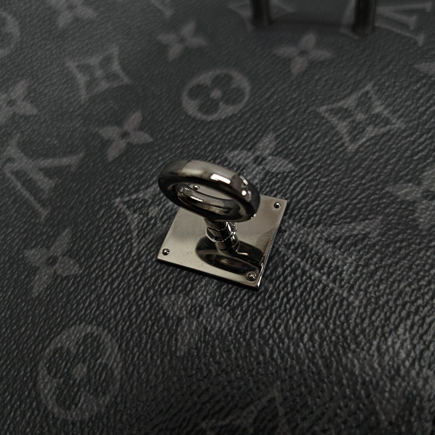 STEAMER Monogram Coated Canvas Black