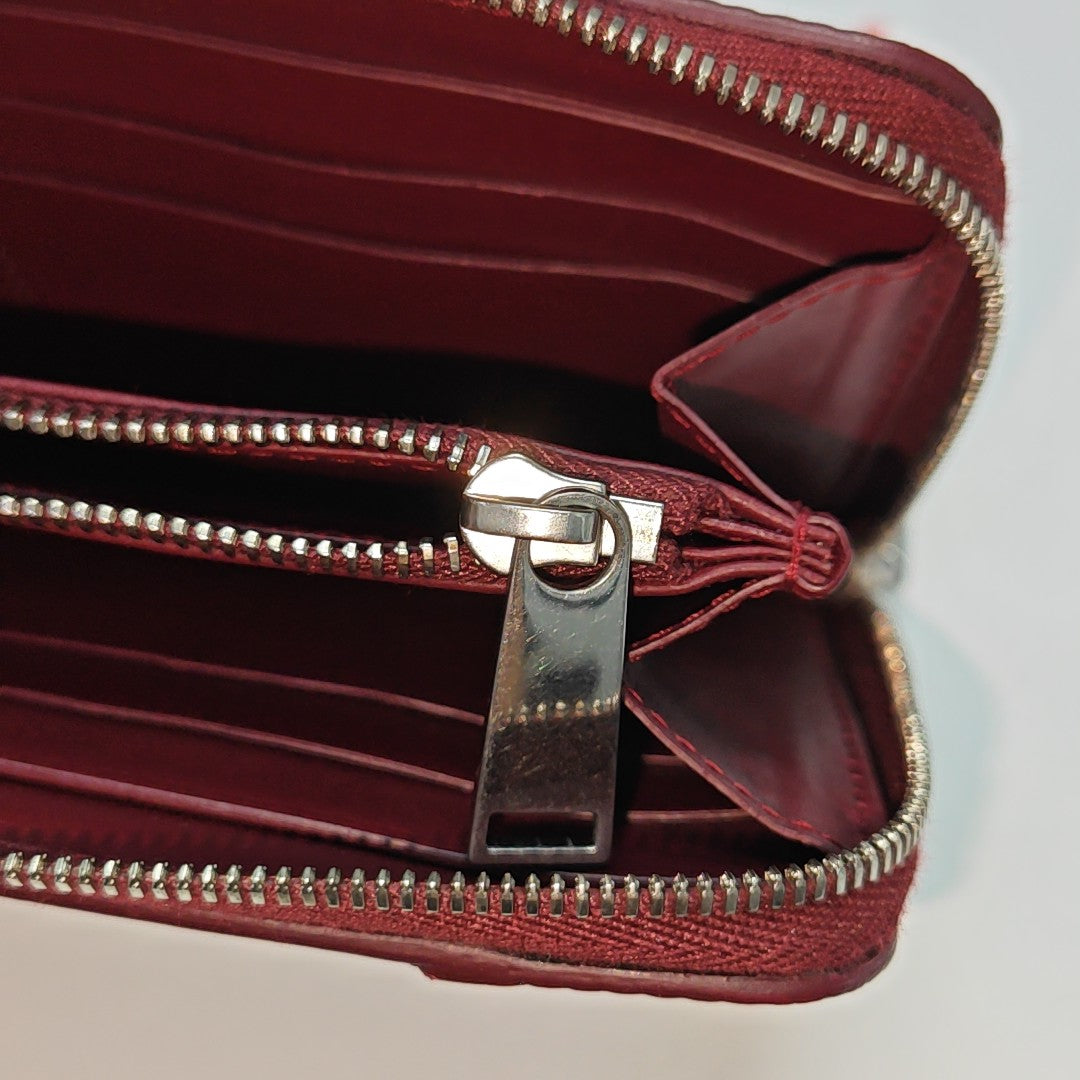 Calfskin Clutch Red