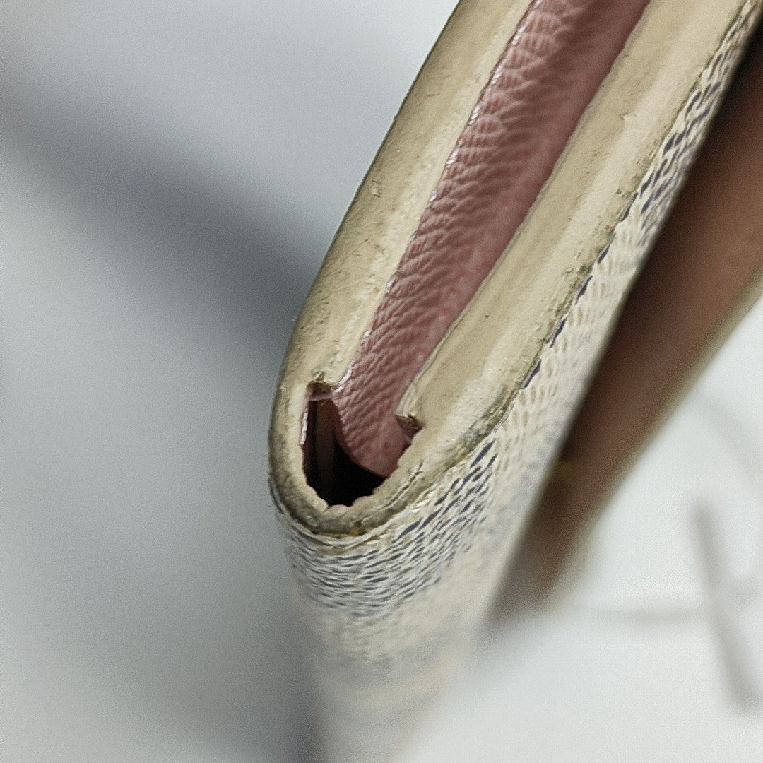 EMILIE Damier Azur Coated Canvas White