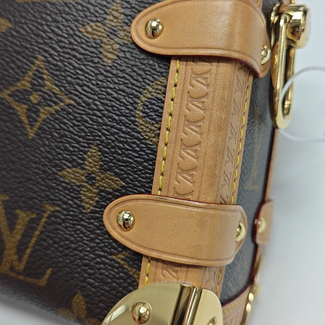 SIDE TRUNK PM Monogram Coated Canvas Brown
