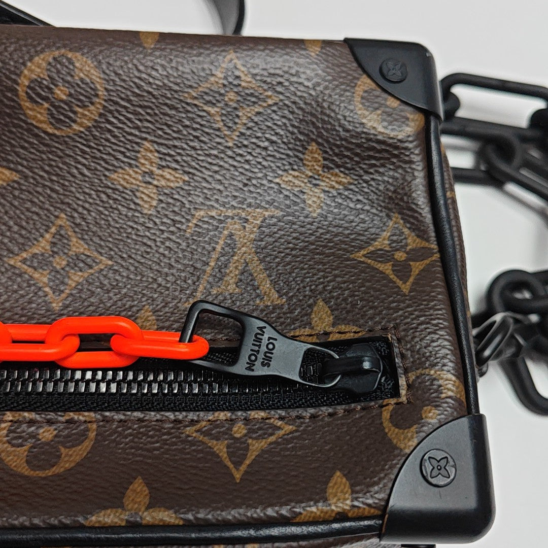 SOFT TRUNK Mini Monogram Coated Canvas Brown