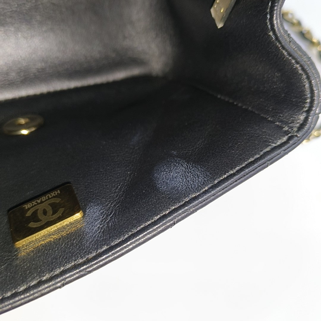 CLASSIC FLAP Mini Quilted Lambskin Black