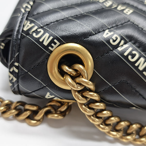 The Hacker Project Small Calfskin Black