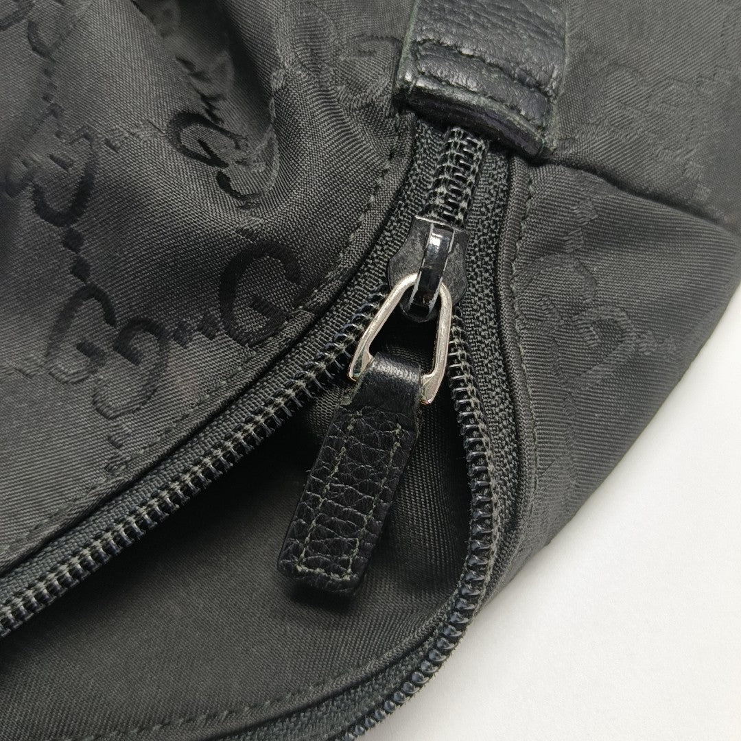 Monogram Canvas Backpack Black