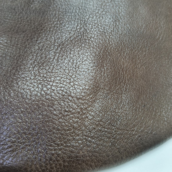 Calfskin Shoulder Bag Brown
