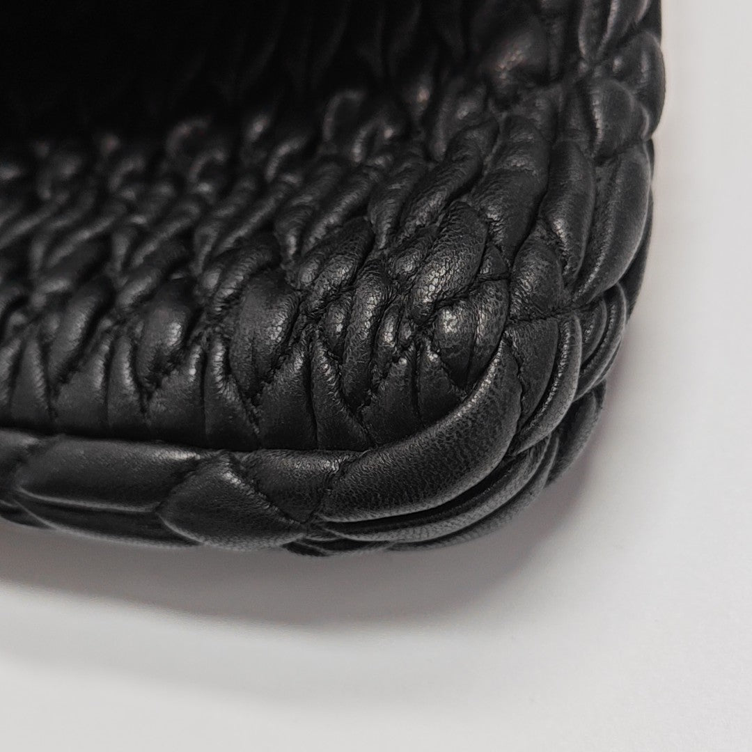 Crystal Lambskin Black
