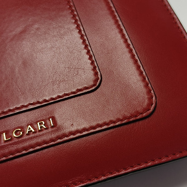 SERPENTI FOREVER Small Calfskin Red
