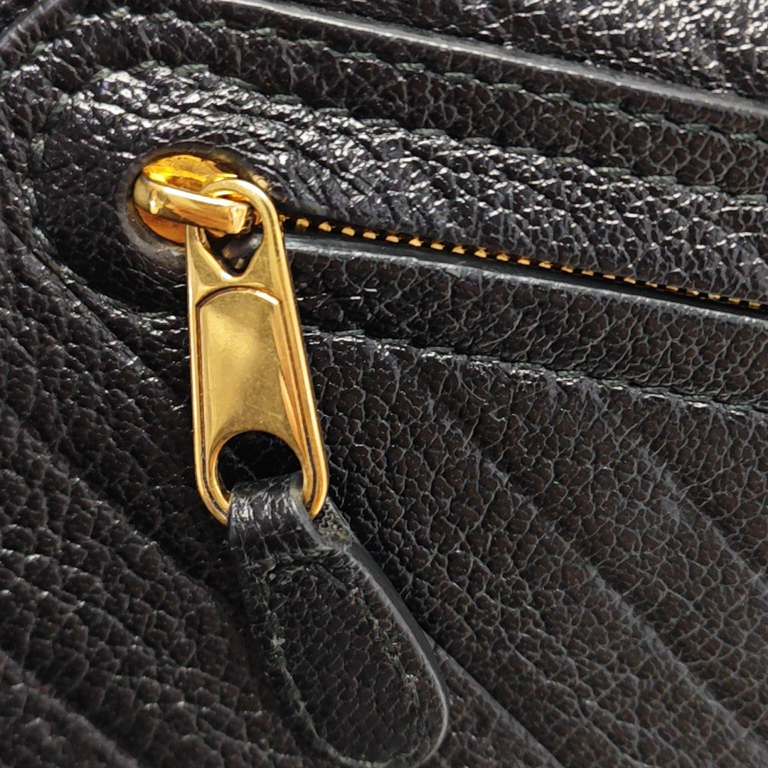 Souvenirs Quilted Calfskin Black