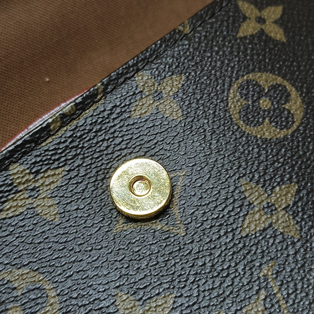 IVY Monogram Coated Canvas Brown