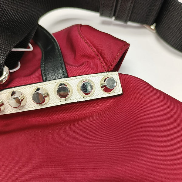 Black Nylon Nylon Red